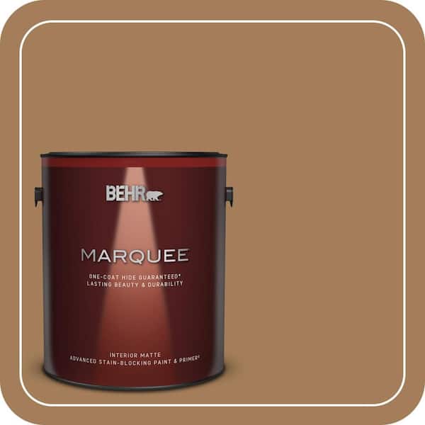 BEHR MARQUEE 1 gal. #270F-6 Fudge Truffle Matte Interior Paint & Primer