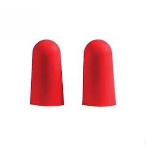 Red Disposable Earplugs (10-Pack) with 32 dB Noise Reduction Rating