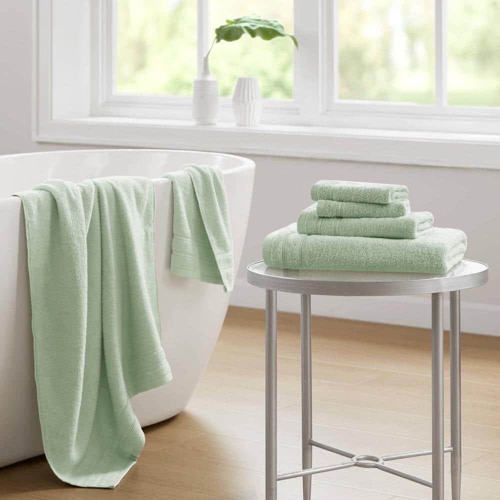 400-GSM Essential Bundle 6-Piece Seafoam Cotton Bath Towel Set price history on PriceWatchPro