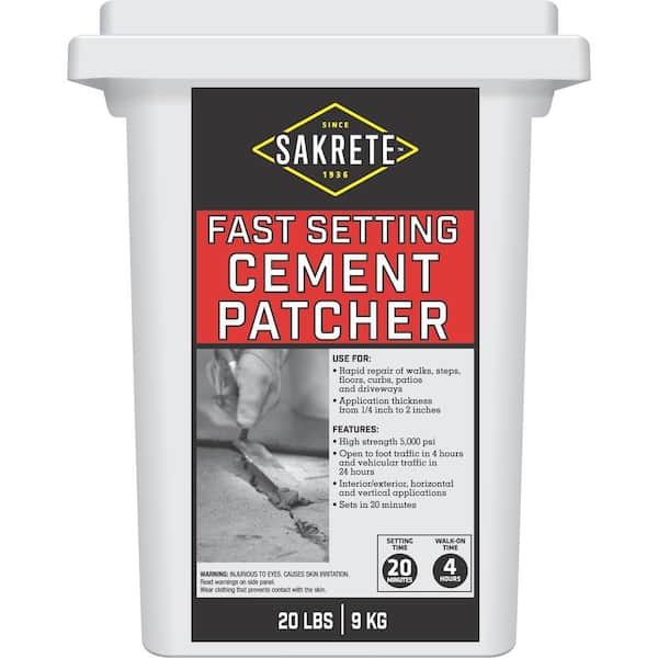 SAKRETE 20 lb. Fast Setting Cement Patcher