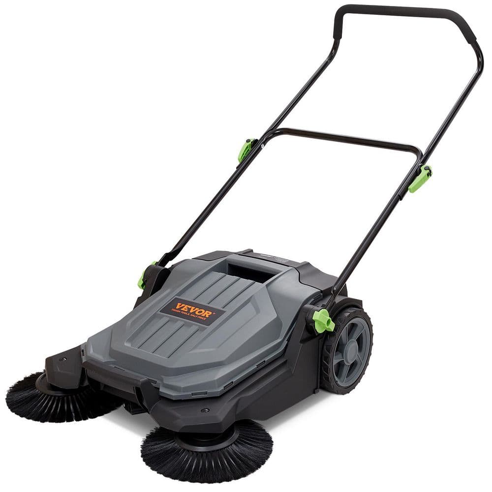 25.6 in. W Manual Push Sweeper of Dust Litter Grass, 5 Gal. Bin price history on PriceWatchPro