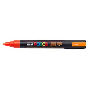PC-5M Medium Bullet Paint Marker, Fluorescent Orange
