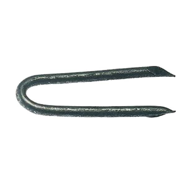 Grip-Rite 1-1/2 in. x 1/4 in. 9-Gauge Hot Dipped Galvanized Smooth Shank Fencing Staples 10 lb. Box