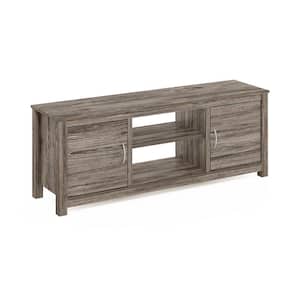 Classic 59.1 in. Rustic Oak TV Stand Fits TV's up to 65 in. with 2-Doors