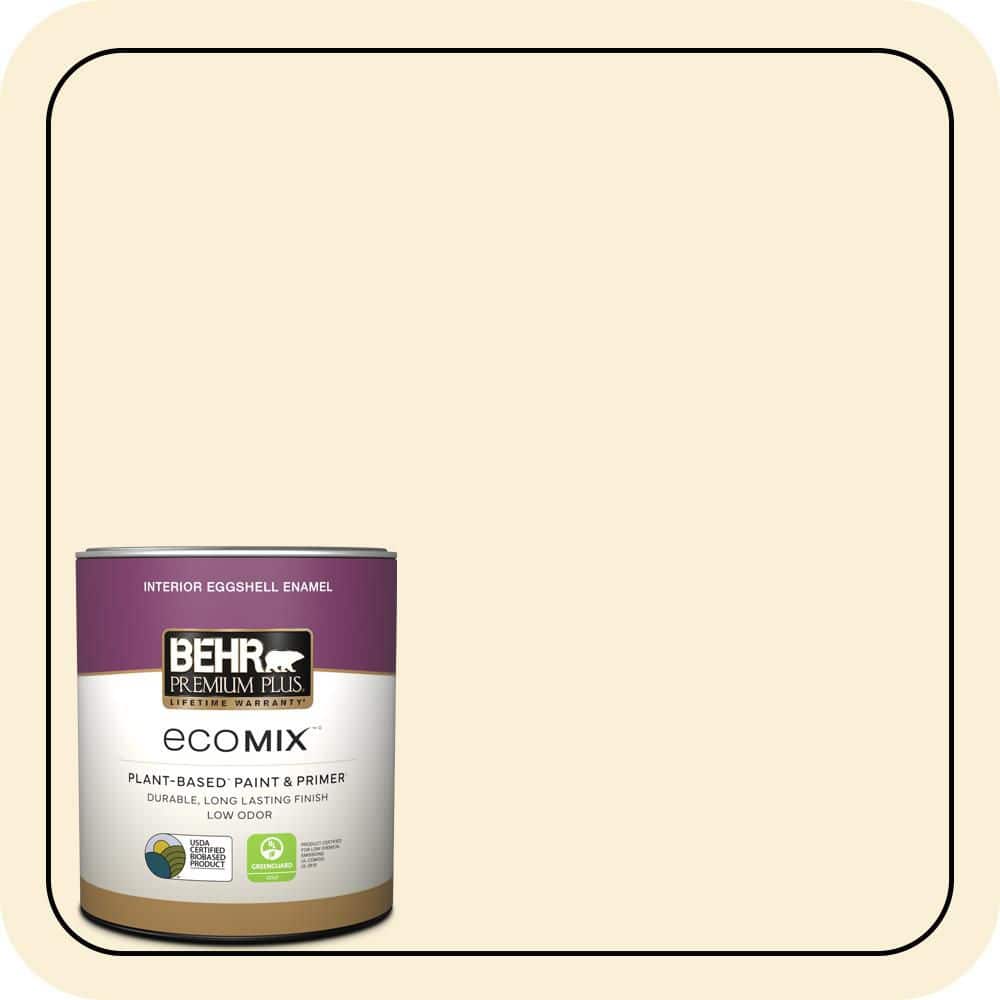 1 qt. #340A-1 Pineapple Fizz Eggshell Enamel EcoMix Plant-Based Interior Paint & Primer price history on PriceWatchPro