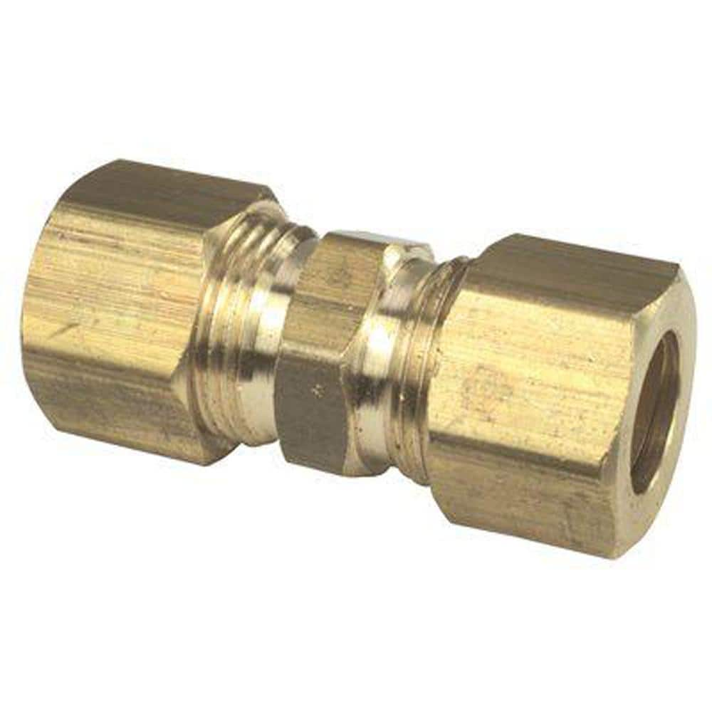 BrassCraft 1/2 in. x 3/8 in. Lead Free Brass Reducing Union (10-Pack ...