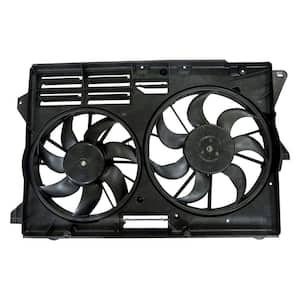 Dual Radiator and Condenser Fan Assembly 2016-2019 Ford Explorer 2.3L