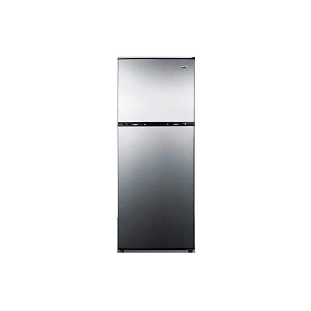 Avanti 7.0 cu. ft. Freestanding Top Freezer Refrigerator in Stainless Steel, Silver