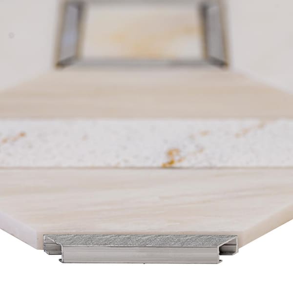MSI Take Home Tile Sample - Verona Silver Pattern 4 in. x 4