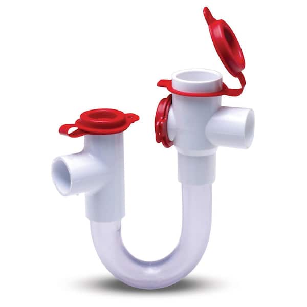 EZ Trap Standard Condensate Trap With 1 in. Drop, Clear, 1.5 GPM, 3/4 in.