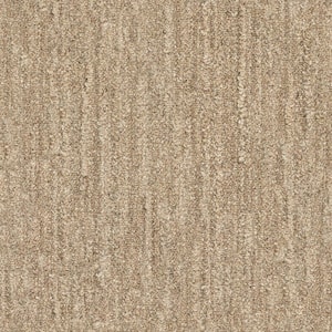 Port Isabel - Ashlar - Brown 15 ft. 46.8 oz. SD Nylon Pattern Installed Carpet