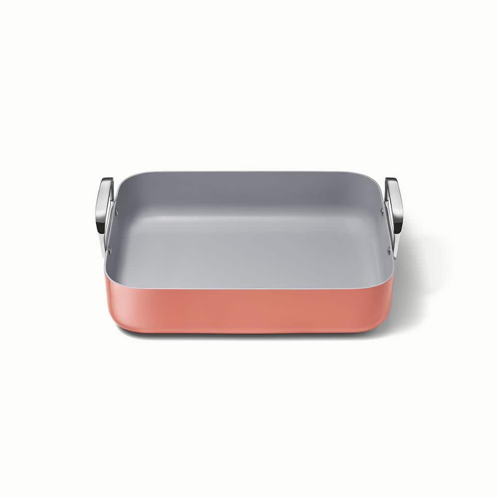 Perracotta Ceramic Nonstick Square Roasting Pan with Rack