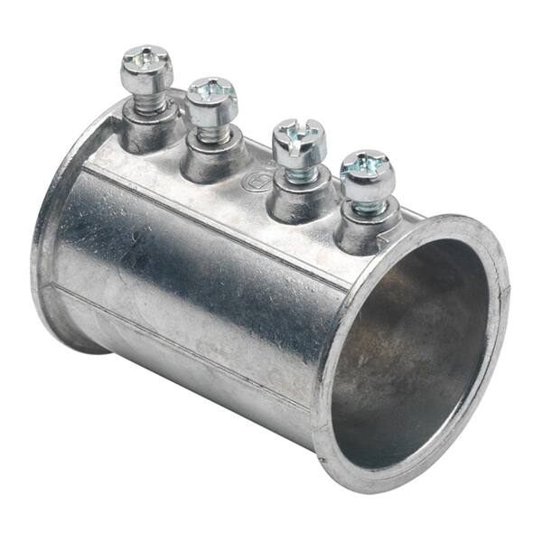 BRIDGEPORT 11/2 in. EMT Set Screw Couplings (10Pack) 244DC The