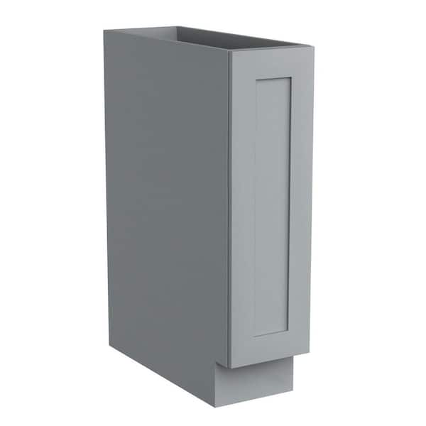 12 in W x 24 in D x 34 in H in Gray Plywood Assemble Under Kitchen Cabinet with 3 Drawer