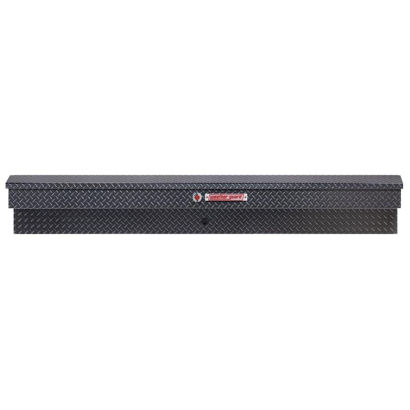 87.25 in. Gray Aluminum Long Lo-Side Truck Tool Box