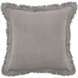 C&F HOME Nathan Cement 20 in. x 20 in. Gray Standard Pillow 84287045C ...