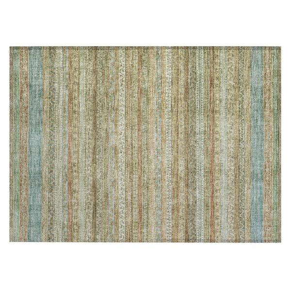 Chantille Machine Washable Indoor/Outdoor Abstract ACN2742 Wheat 2 ft. x 3 ft. Accent Rug