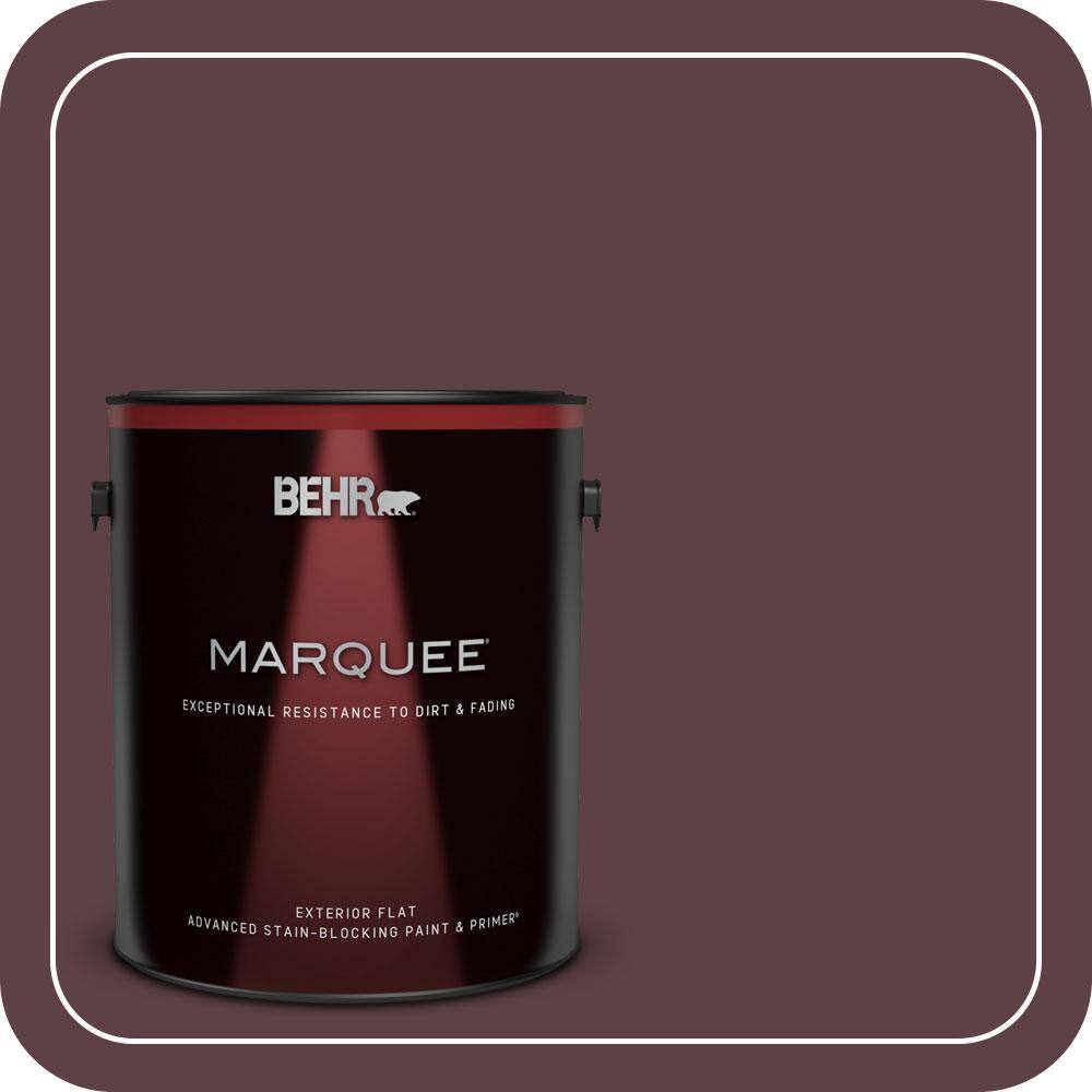 1 gal. #MQ1-49 Raspberry Truffle Flat Exterior Paint & Primer price history on PriceWatchPro