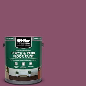 1 gal. #M120-7 Raspberry Crush Low-Lustre Enamel Interior/Exterior Porch and Patio Floor Paint