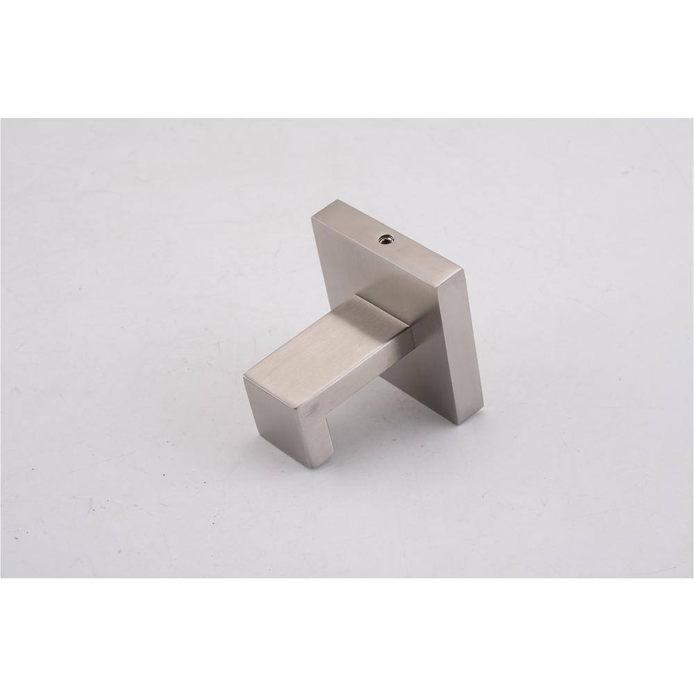 Brushed Nickel 4-Piece Bathroom Hardware Set with Towel Bar
