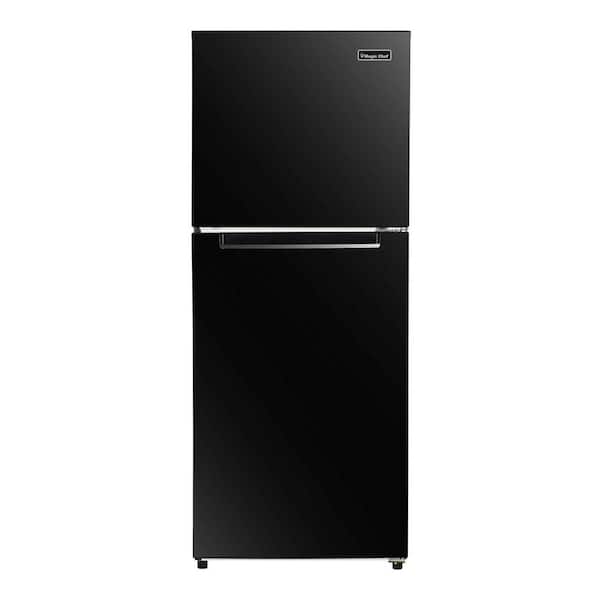 Magic Chef 10 1 Cu Ft Top Freezer Refrigerator In Black Hmdr1000be