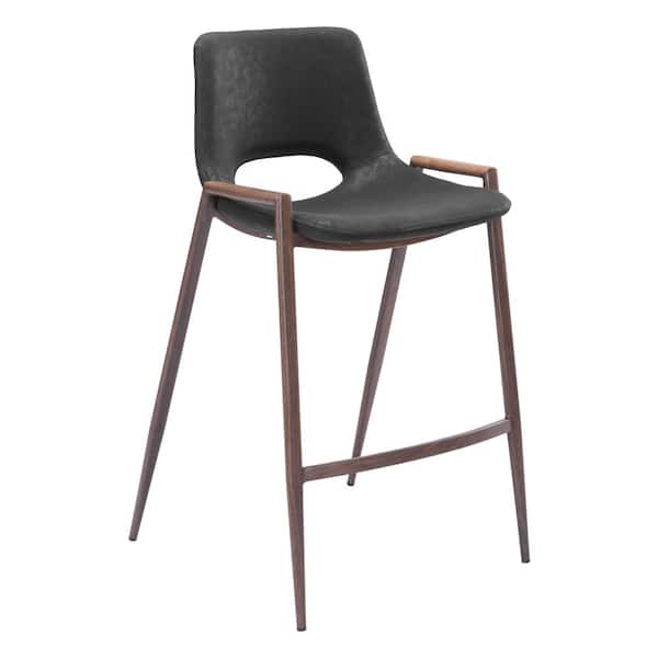 ZUO Desi Counter Chair (Set of 2) Black