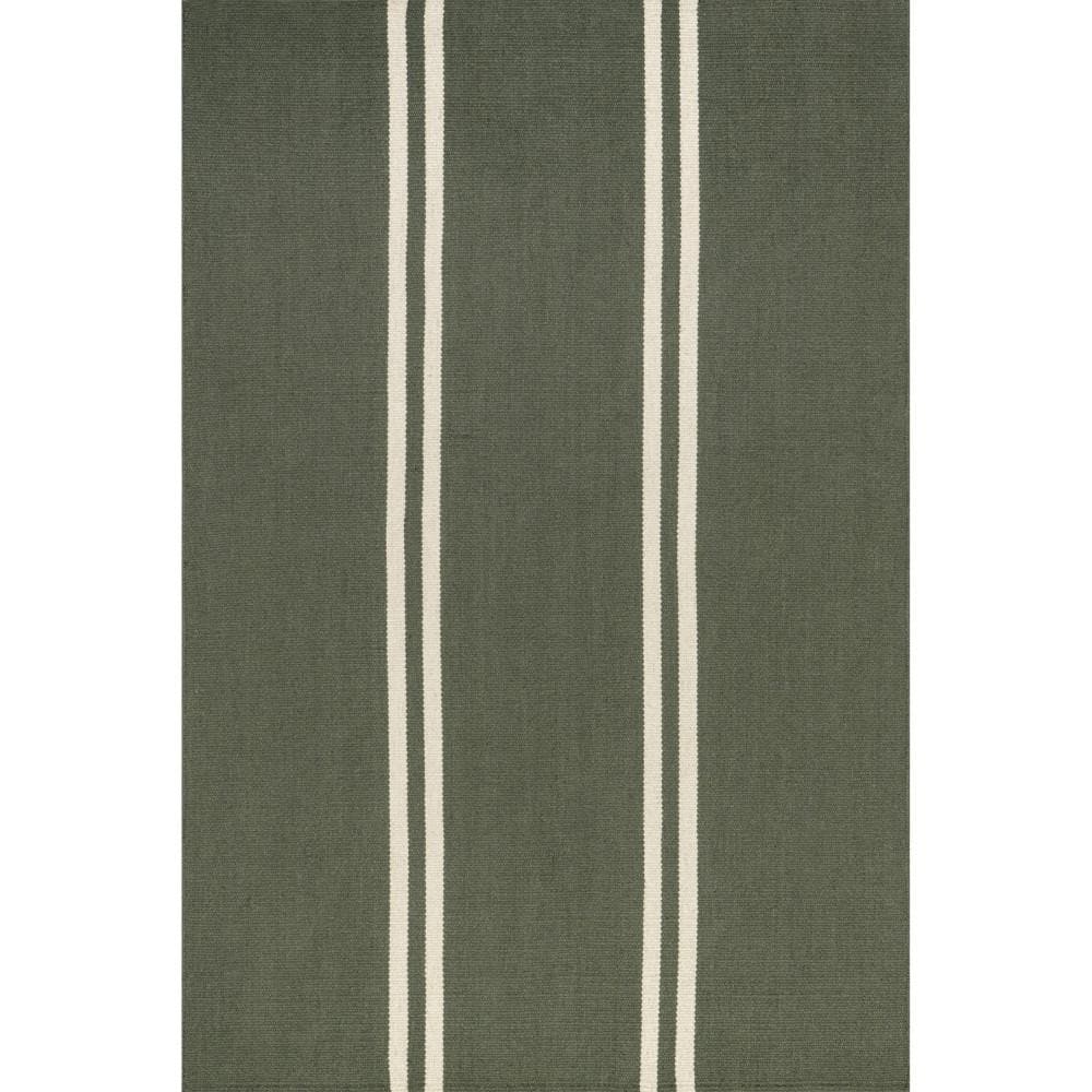 Sage Green 10 ft. x 14 ft. Elowen Double Striped Wool Indoor/Outdoor Patio Rug price history on PriceWatchPro