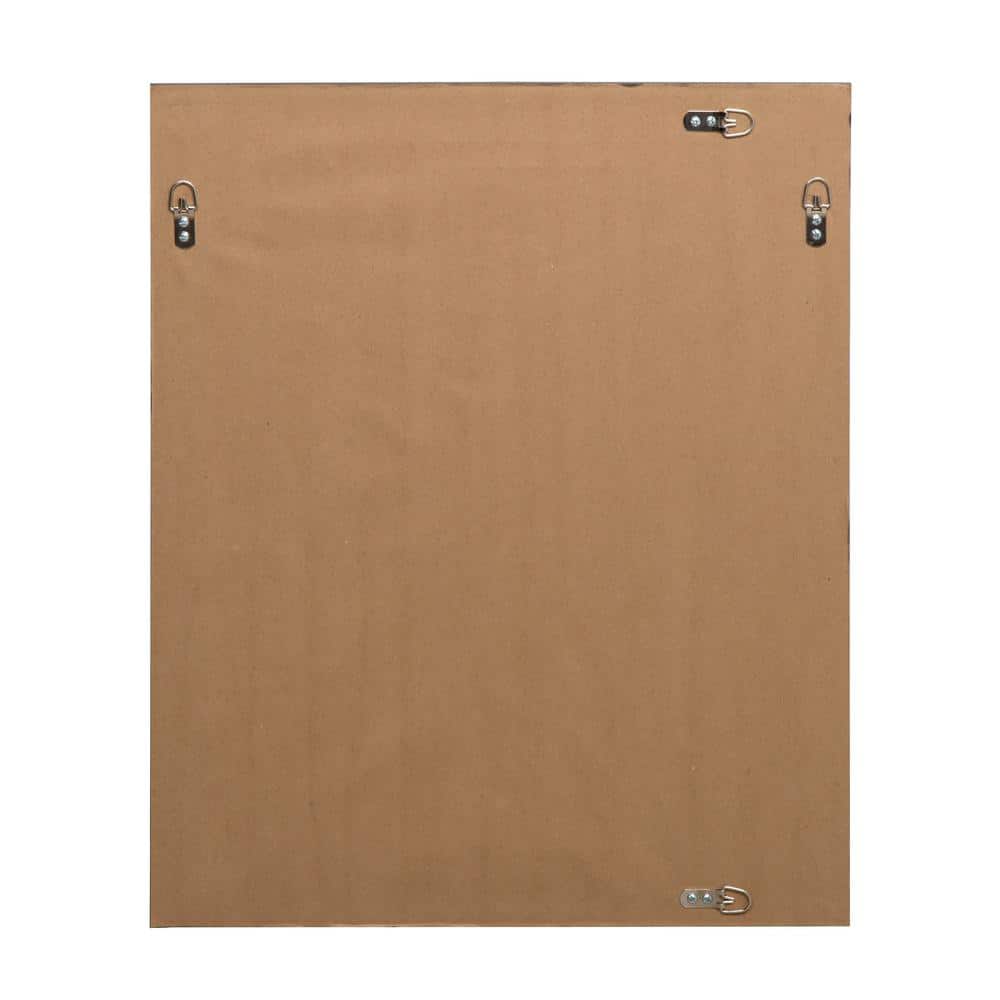 Rustic Brown Full-Length 21x27 Rectangular Wood Mirror