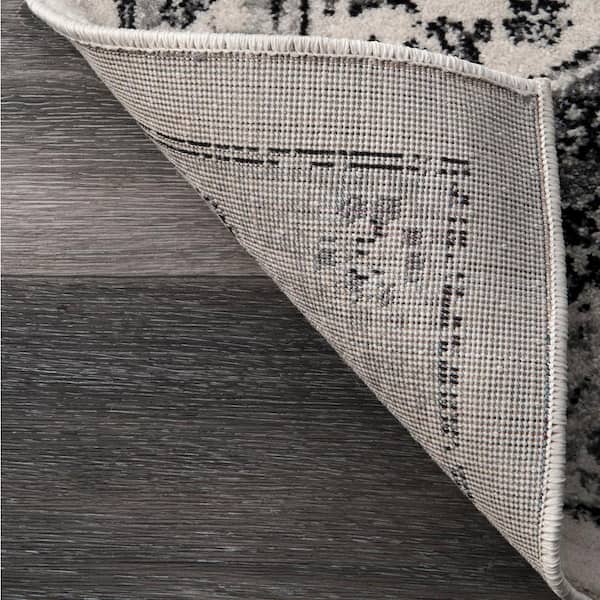 nuLOOM Minta Modern Persian 8 ft. x 10 ft. Gray Area Rug RZBD30A