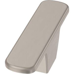 Uniform Bends 2-1/2 in. (63 mm) Satin Nickel Elongated Bar Cabinet Knob (10-Pack)