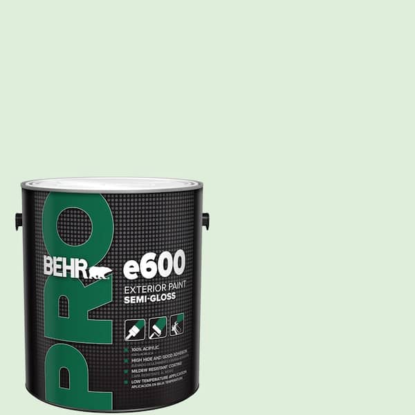 BEHR PRO 1 gal. #450C-2 Breath of Spring Semi-Gloss Exterior Paint