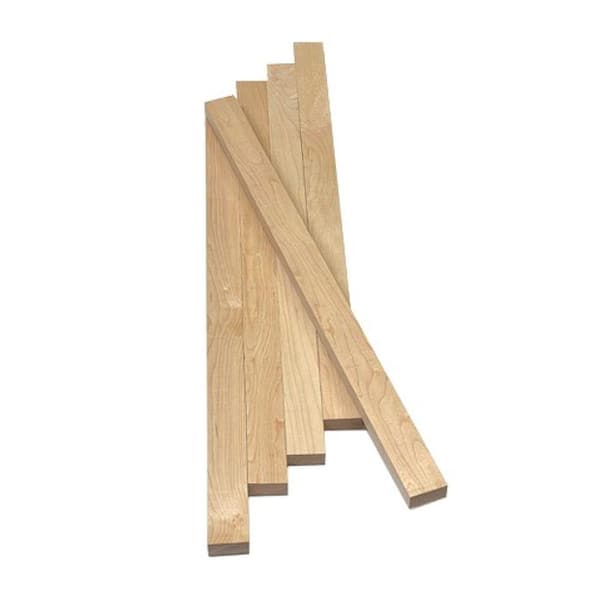 Swaner Hardwood 1 in. x 2 in. x 2 ft. Maple S4S Board (5-Pack)