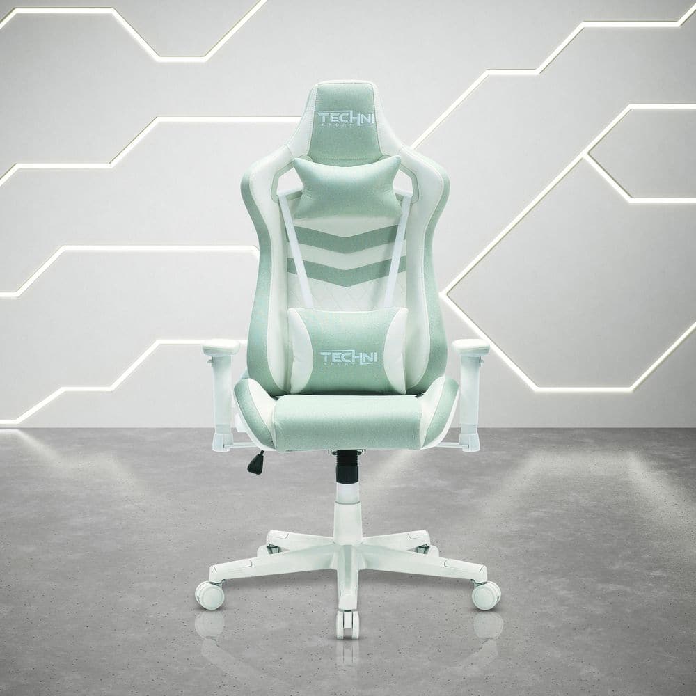 Techni Sport TS86 Mint Ergonomic Pastel Gaming Chair with