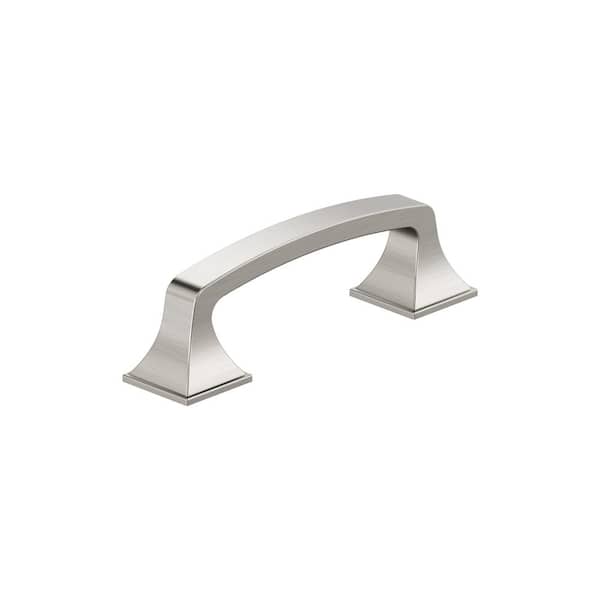 Ville 3 in. (76mm) Center-to-Center Satin Nickel Arch Cabinet Pull
