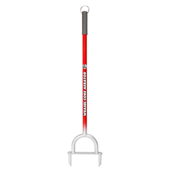 Garden Weasel 40 in. Weasel 2-Tine Core Aerator with Self-Ejecting Plugs