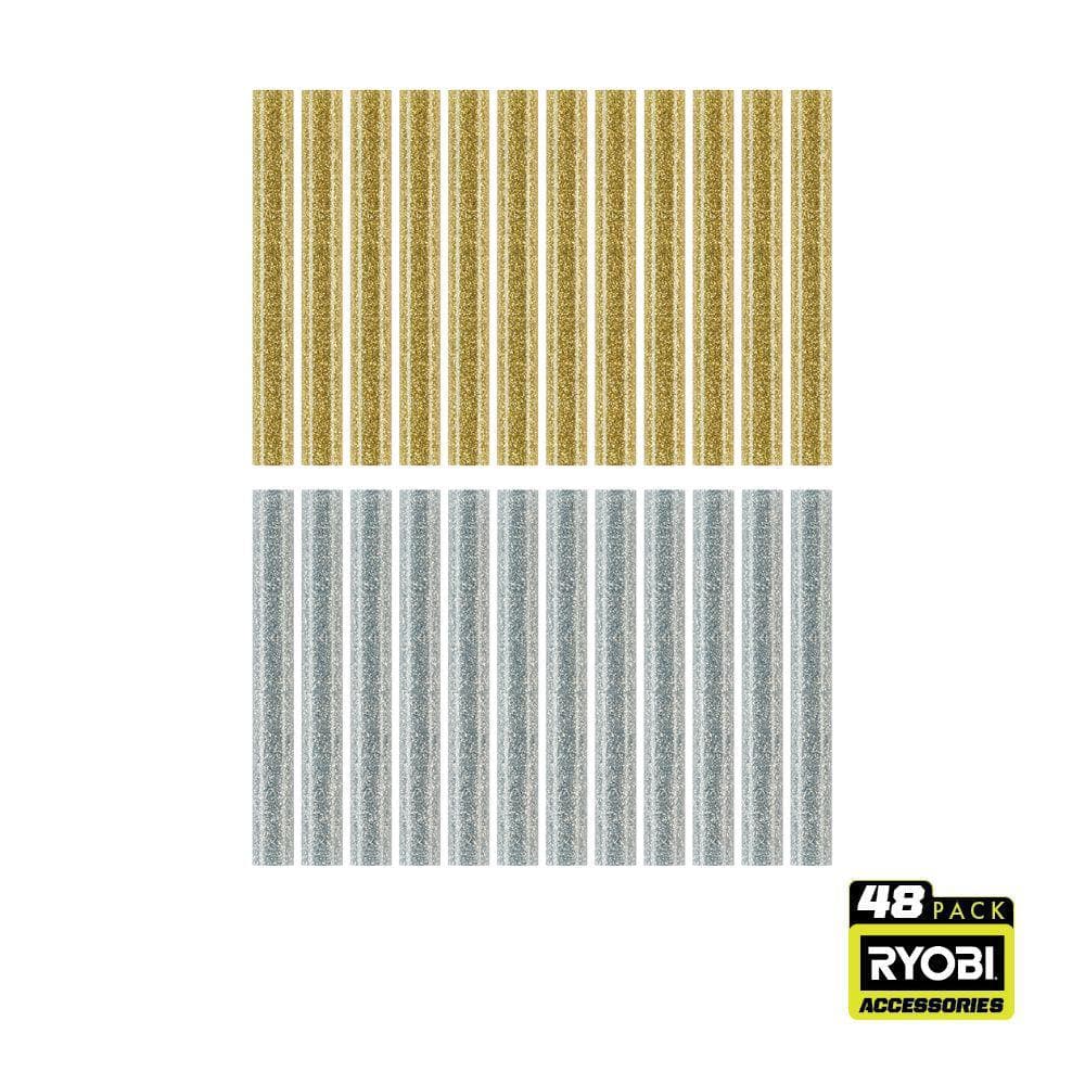 RYOBI 48PC Full Size Glitter Glue Sticks