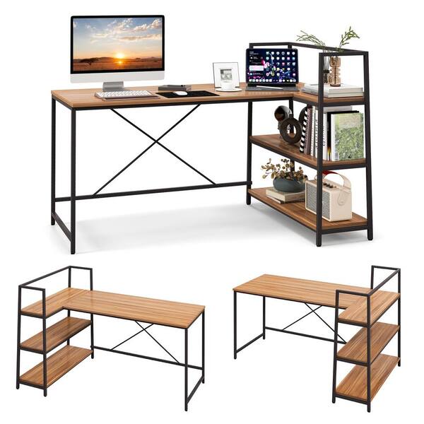 Large gaming deals desk with storage