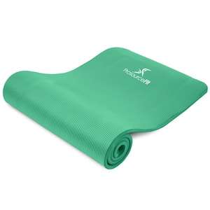 All Purpose Green 71 in. L x 24 in. W x 0.5 in. T Thick Yoga and Pilates Exercise Mat Non Slip (11.83 sq. ft.)