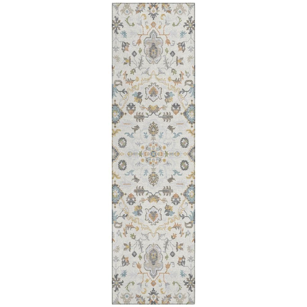 Chantille Machine Washable Indoor/Outdoor Abstract ACN3004 Ivory 2 ft. x 7 ft. Runner Rug price history on PriceWatchPro