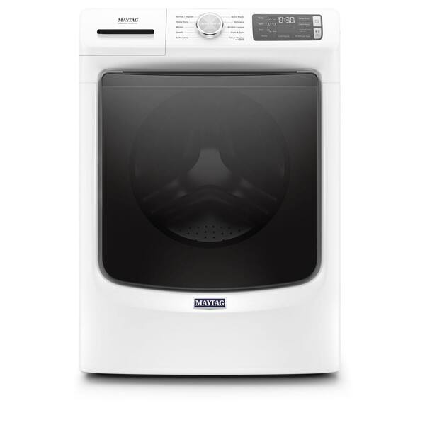 Maytag - 4.5 cu. ft. White Stackable Front Load Washing Machine with 12-Hour Fresh Spin, ENERGY STAR
