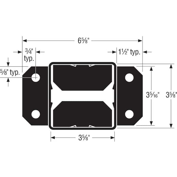Simpson Strong-Tie ABA44Z 100094631 | WHITE'S LUMBER AND