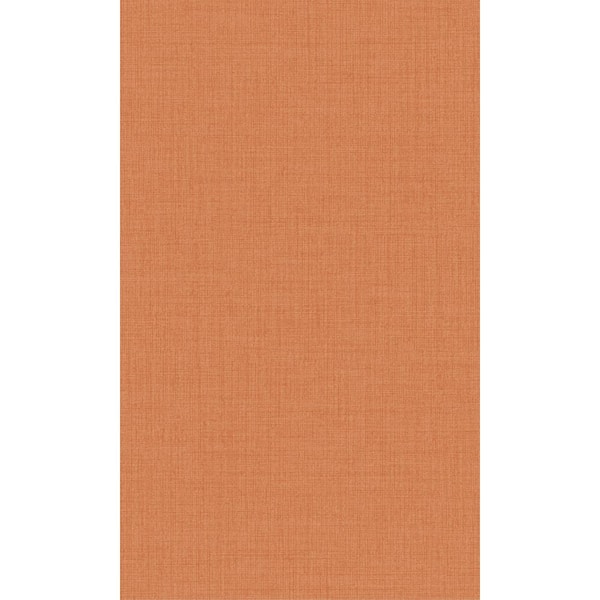 Walls Republic Terracotta Plain Textured 57 sq. ft. Non-Woven Textured Non-pasted Double Roll Wallpaper