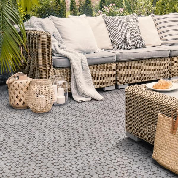 Farnese Aventino Humo 11-1/2 in. x 11-1/2 in. Porcelain Floor and Wall Tile (10.34 sq. ft./Case)