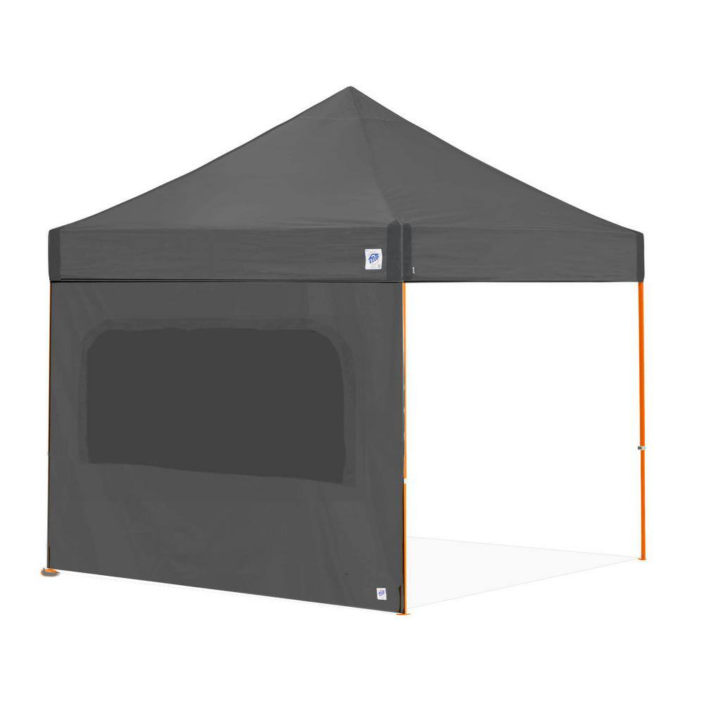 Gray Alloy Steel Canopy Sidewall with Mesh Window