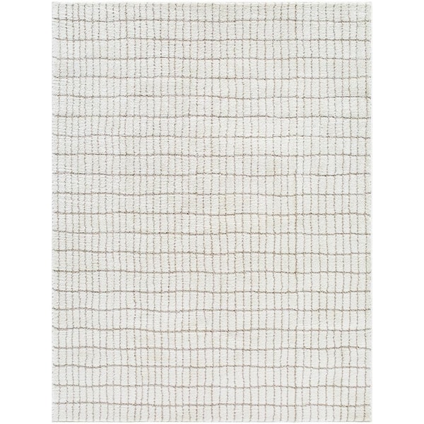 Livabliss x Our PNW Home Ivory/Light Brown 12 ft. x 15 ft. Cascade Global Indoor Area Rug