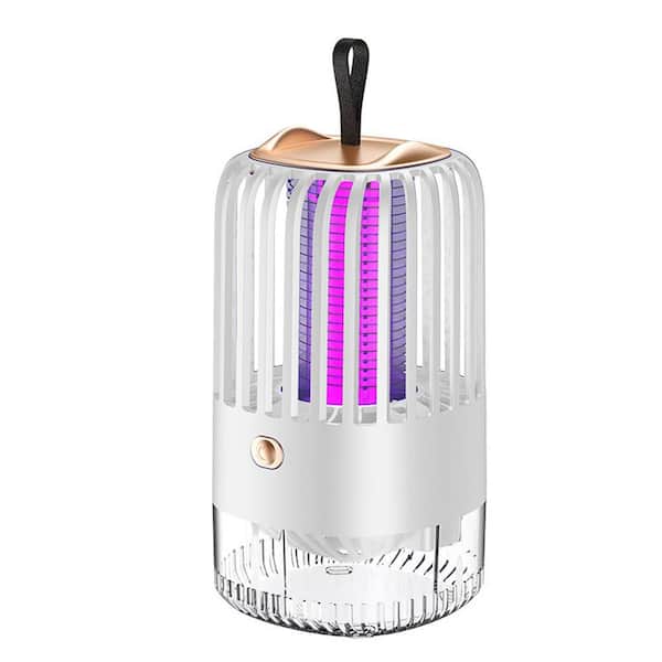 Electric UV Mosquito Killer Lamp Pest Fly Trap Catcher Harmless Odorless Noiseless Bug Zapper-White