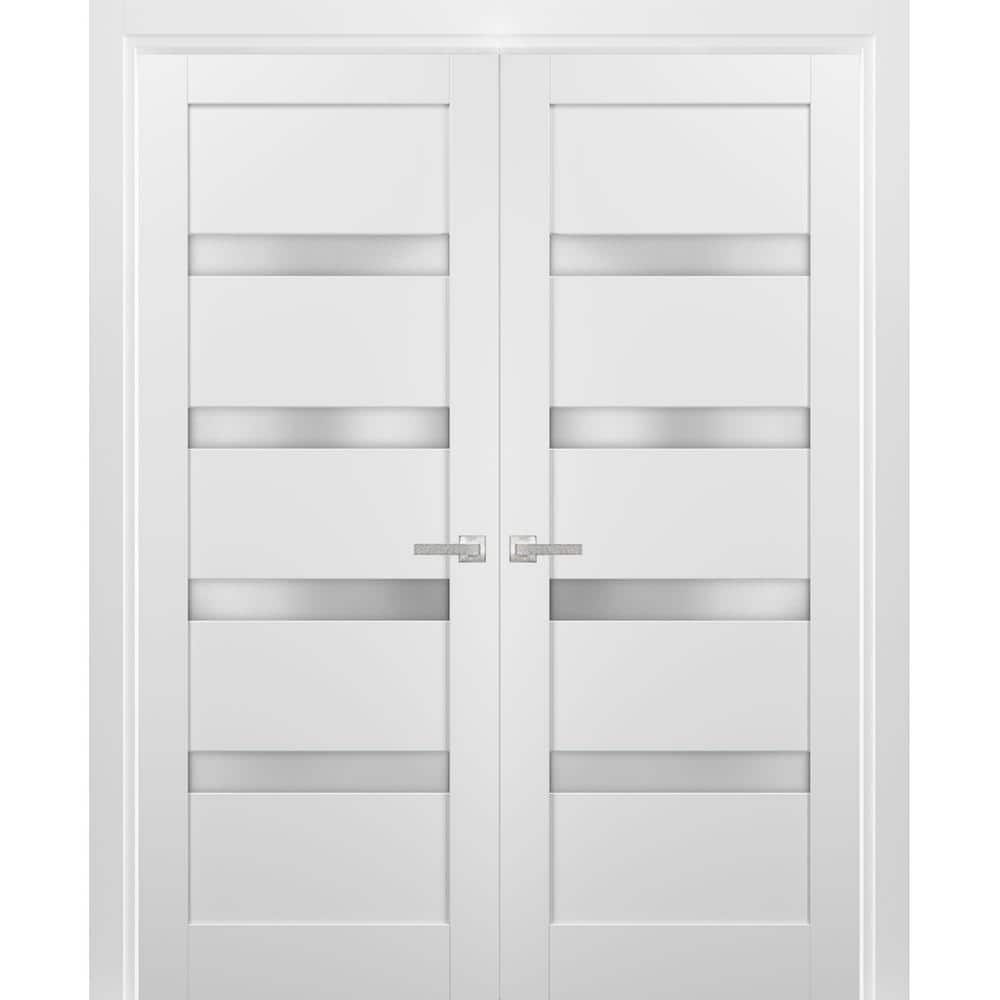84 in. x 80 in. White Finished Universal/Reversible Solid MDF Assembly Required Interior Door Kit price history on PriceWatchPro