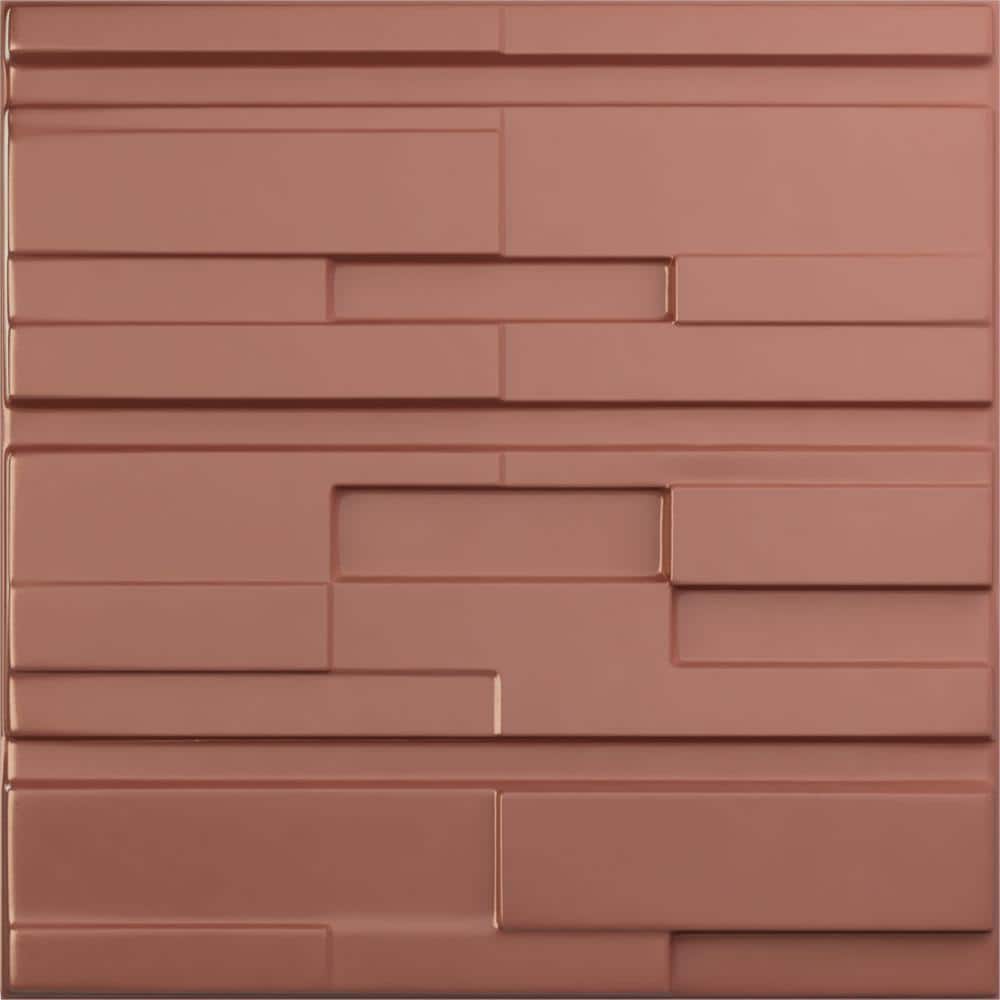 19 5/8 in. x 19 5/8 in. Offset Brick EnduraWall Decorative 3D Wall Panel, Champagne Pink (12-Pack for 32.04 Sq. Ft.) price history on PriceWatchPro