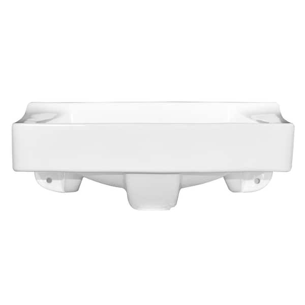 Glacier Bay - Aragon 19 in. Rectangular Vitreous China Bathroom Sink in White