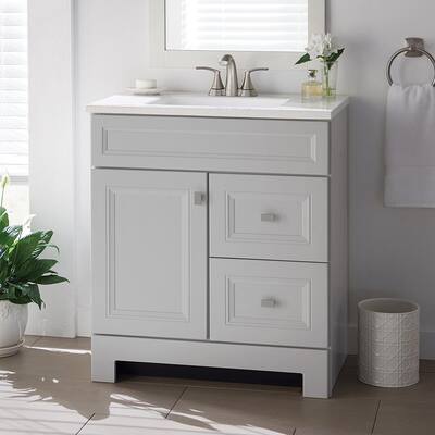 30 Inch Vanities - Gray - Bathroom Vanities with Tops - Bathroom ...